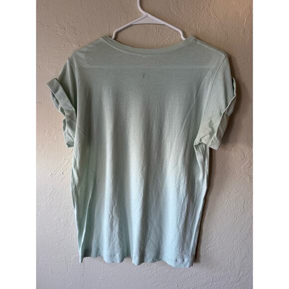 Lululemon Roll-up Short Sleeves T-Shirt in Pale Blue Size M - Picture 4 of 4